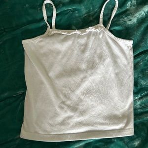 Coquette white tank